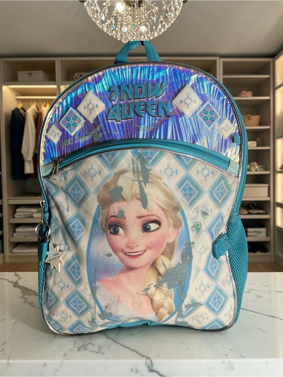 Disney Other - Disney Snow Queen Elsa Backpack - Teal Blue